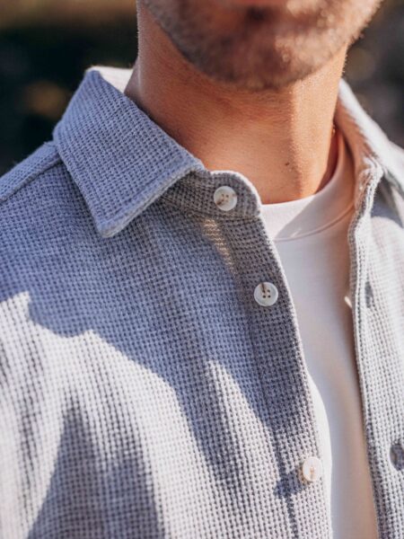 Grey Waffle Overshirt