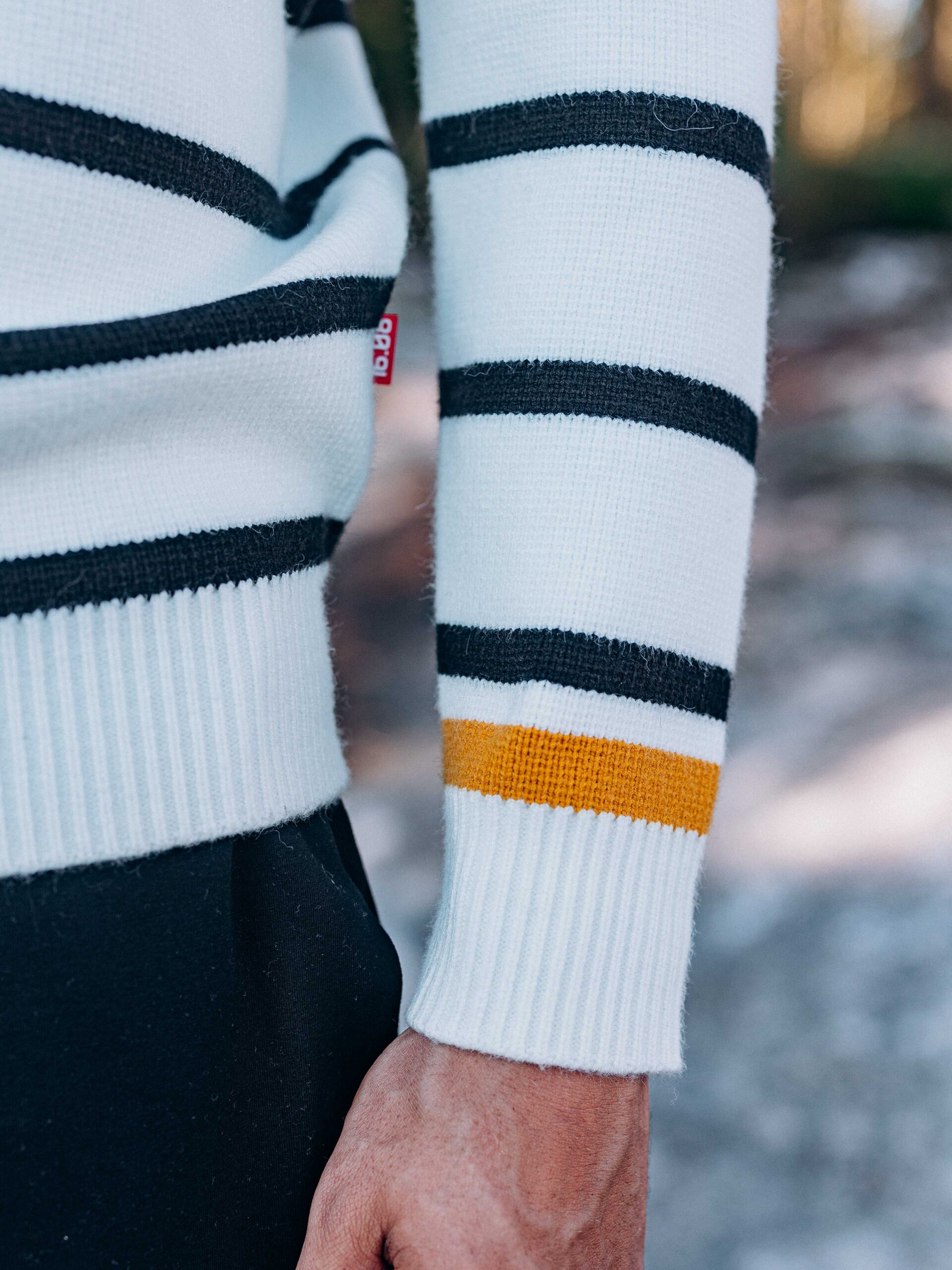 Off White Knitted Sweater 1608 WEAR