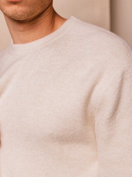 Privé: Beige Texture Sweater 2.0