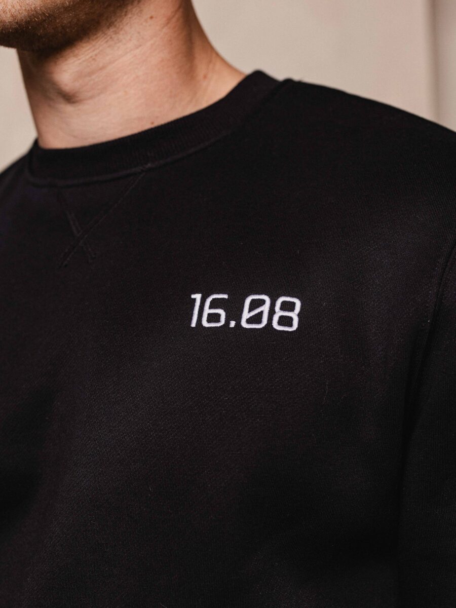 Black Logo Sweater