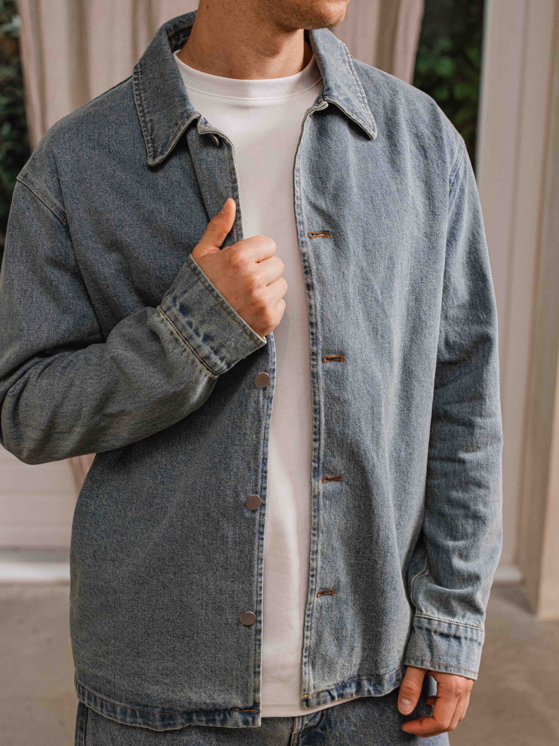 Denim Oversized Overshirt 1608 WEAR