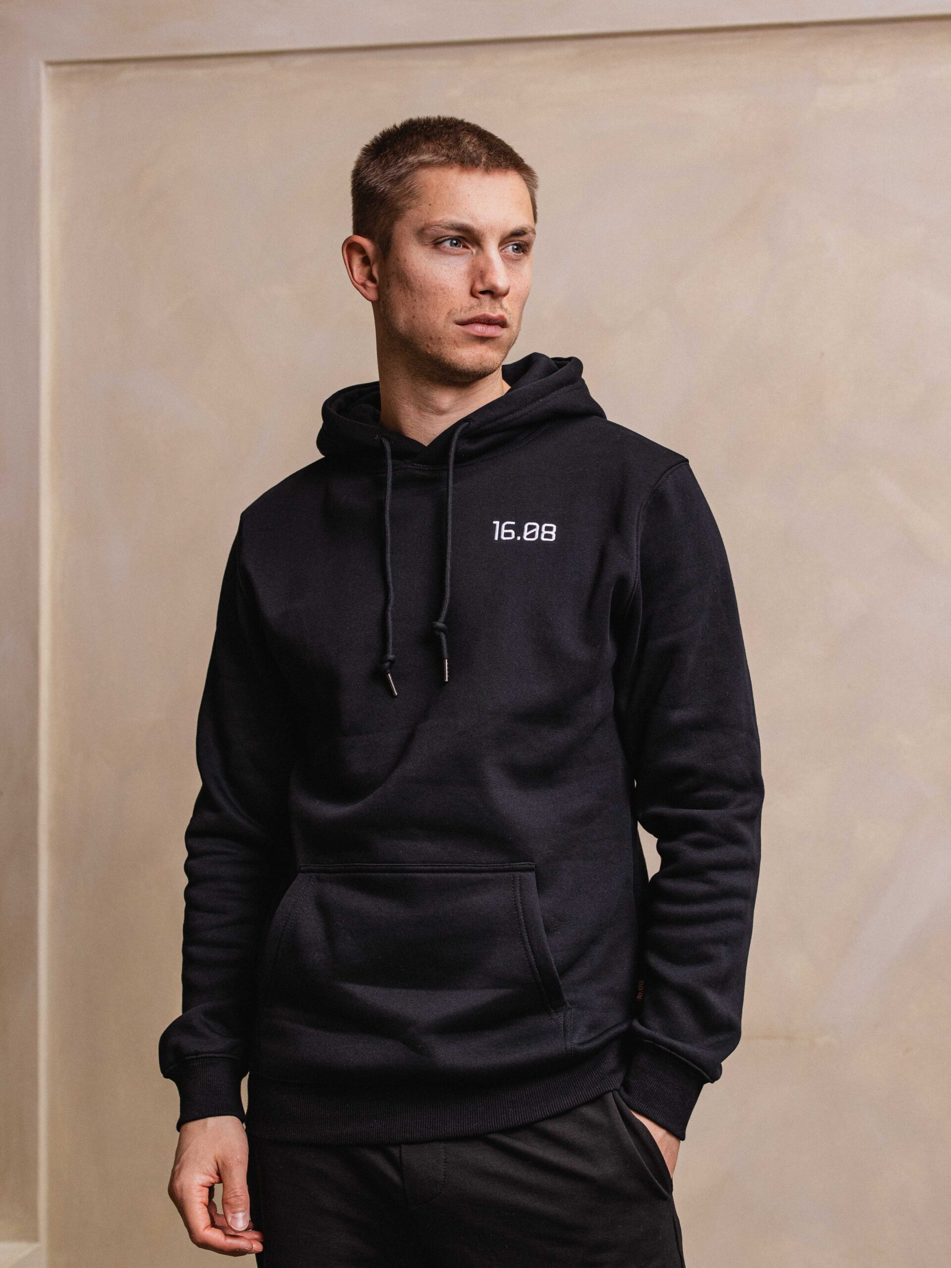 Black Sixteen Hoodie 1608 WEAR