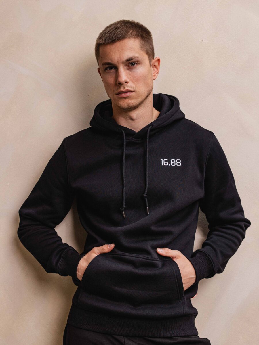 Black Sixteen Hoodie 1608 WEAR