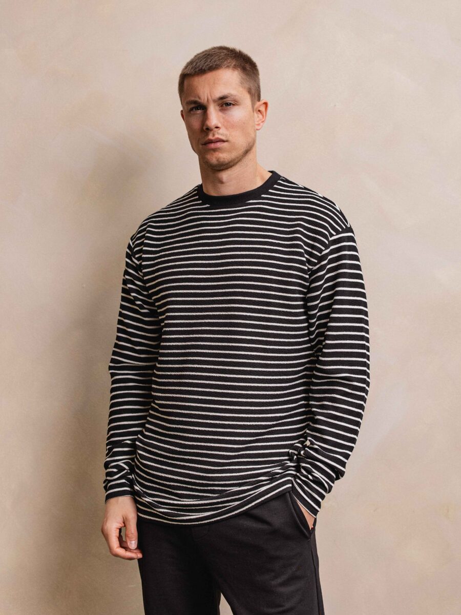 Black Stripe Longleeve