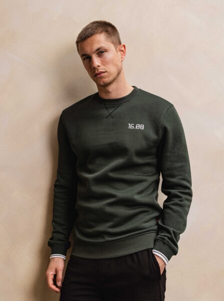 Green Logo Sweater