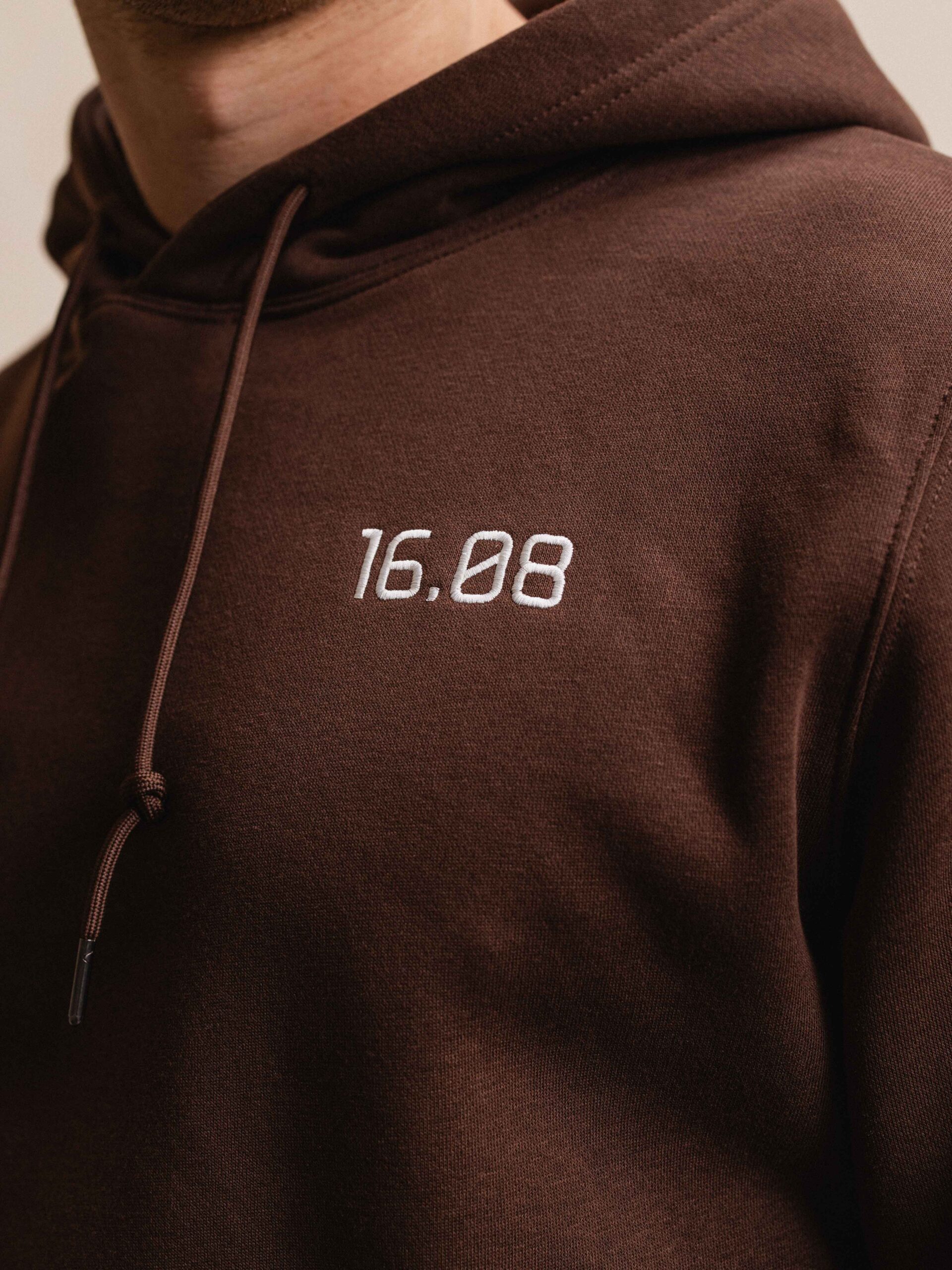 Brown Sixteen Hoodie 1608 WEAR