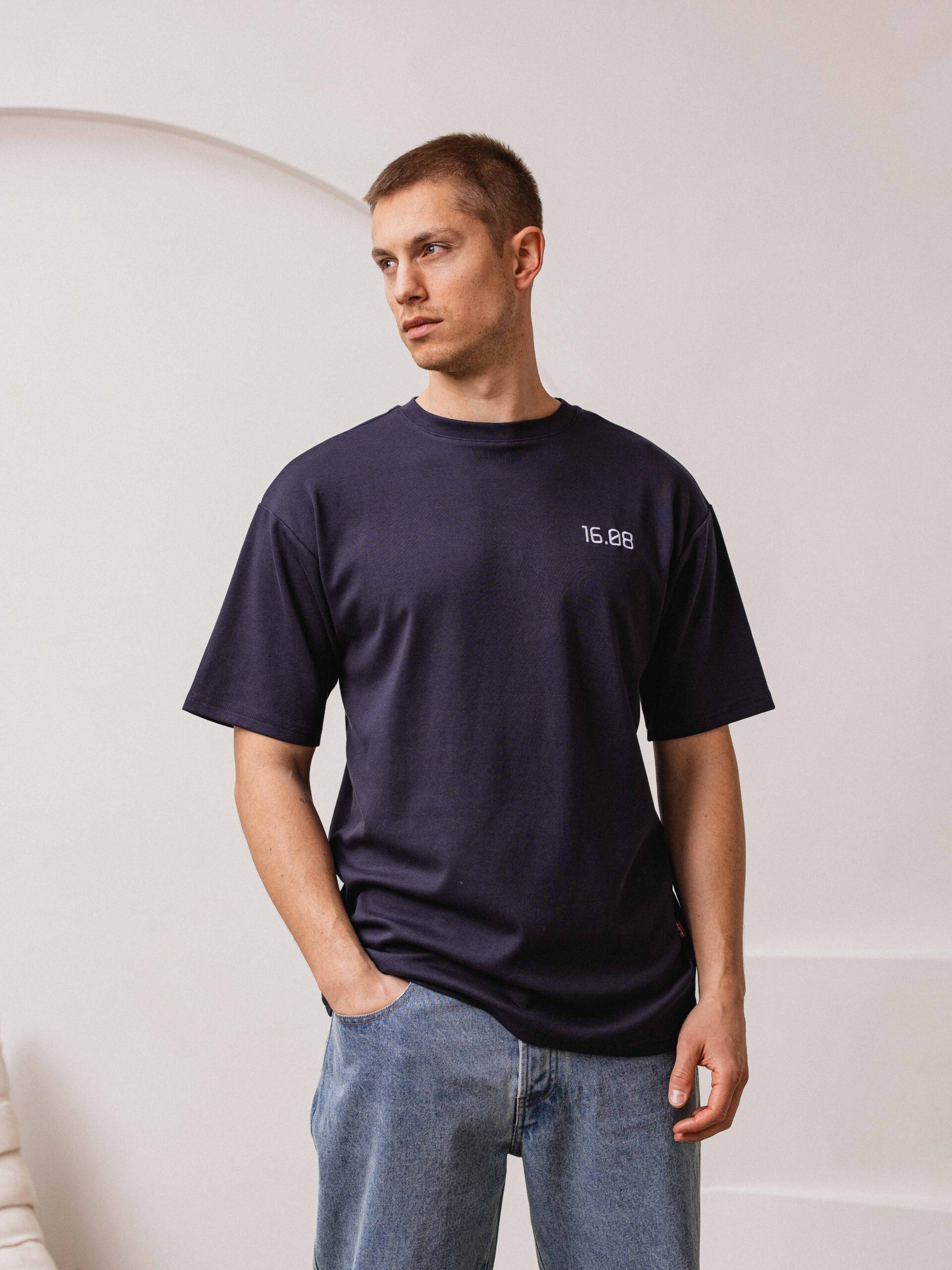 Navy Logo T-shirt 1608 WEAR