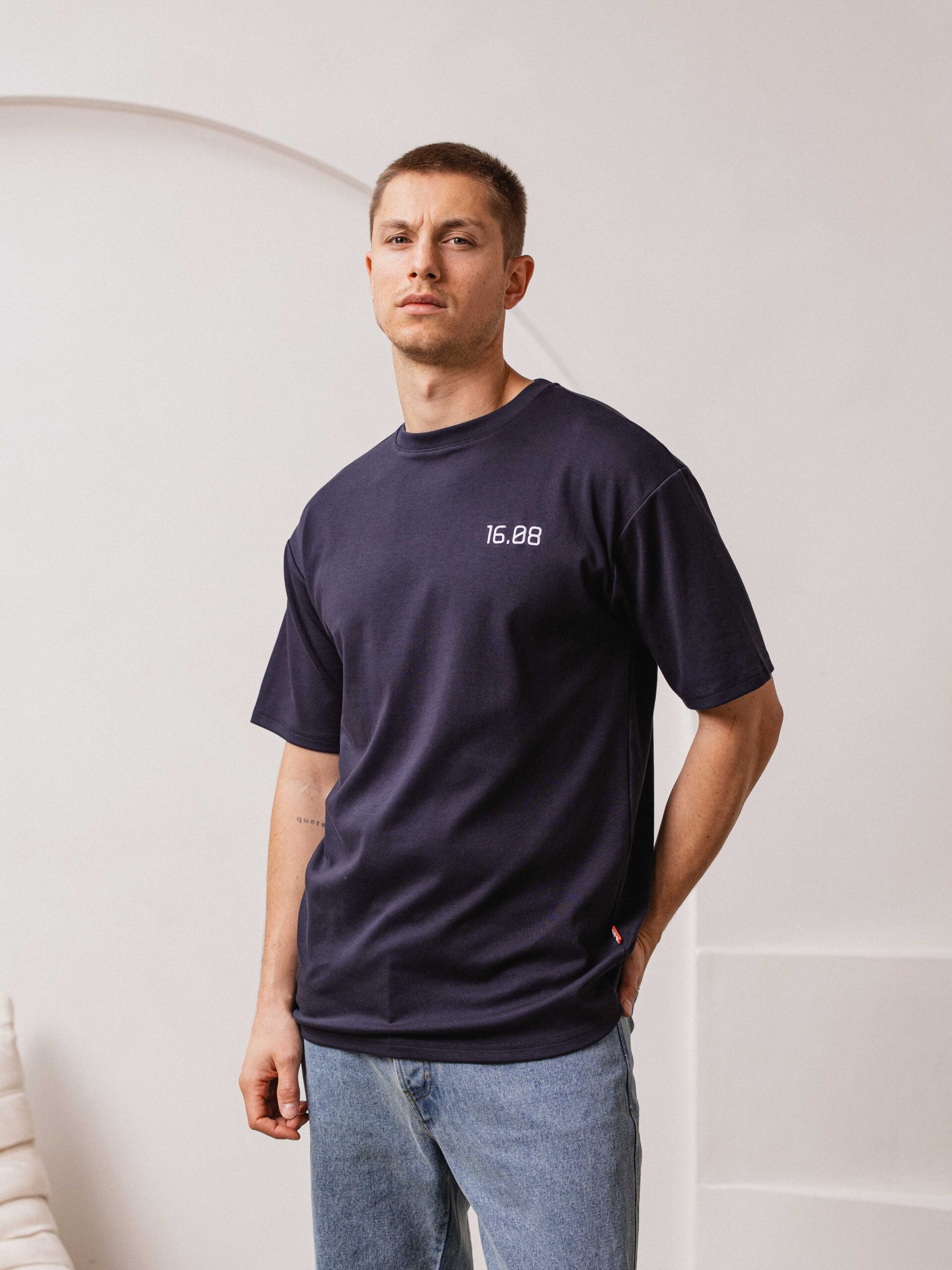 Navy Logo T-shirt 1608 WEAR