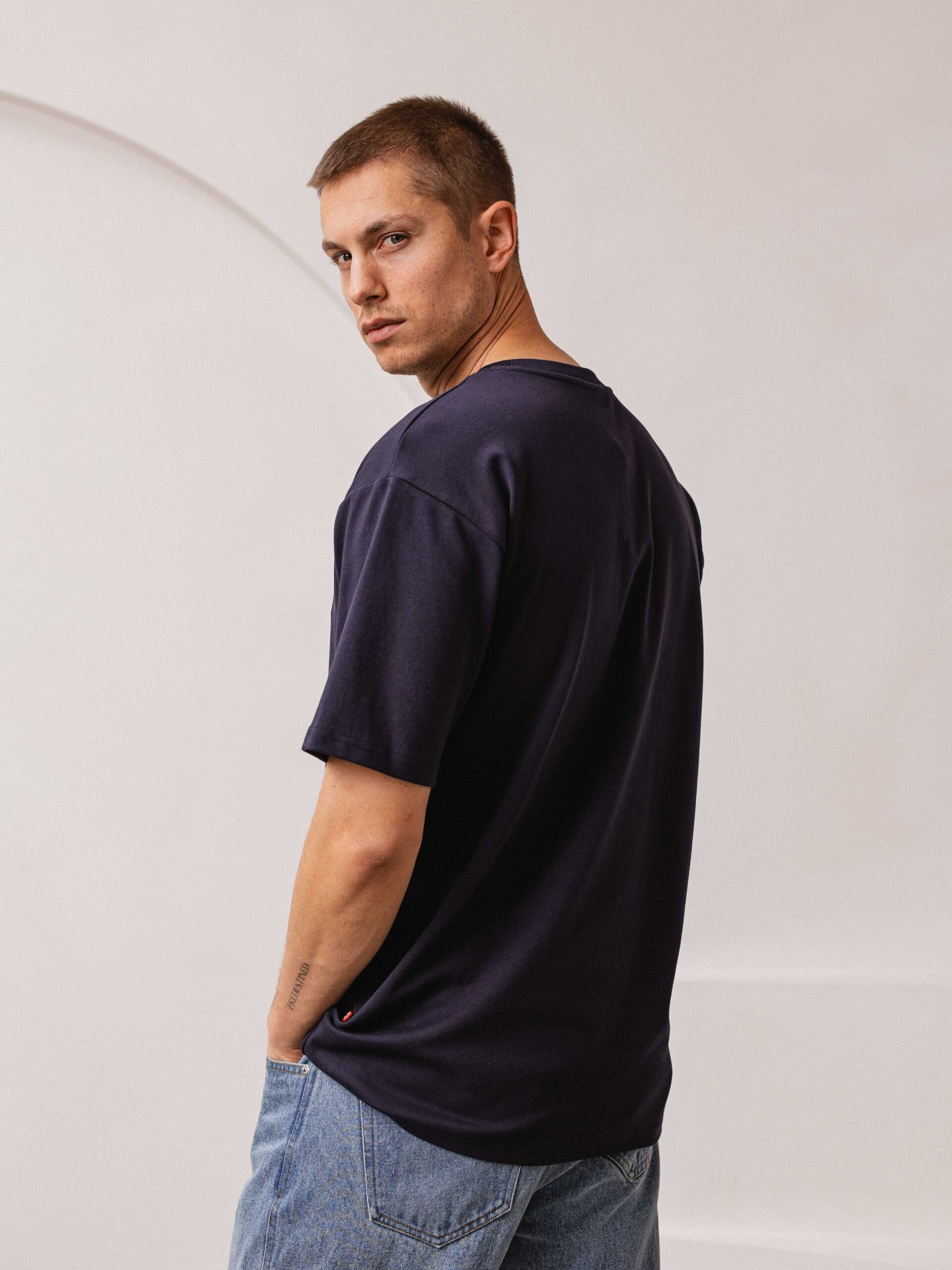 Navy Logo T-shirt 1608 WEAR