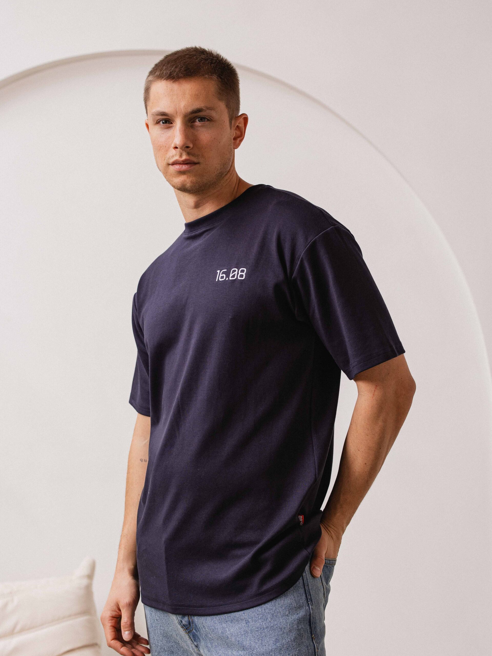 Navy Logo T-shirt 1608 WEAR