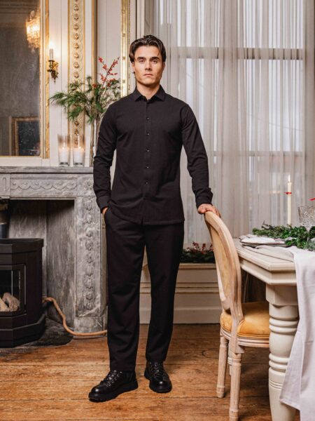 Black Casual Pantalon