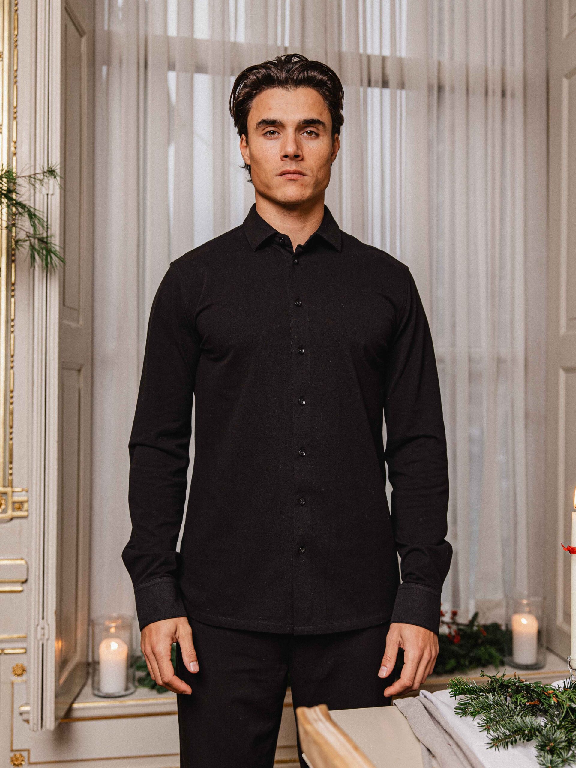 Black Business Shirt 1608 WEAR