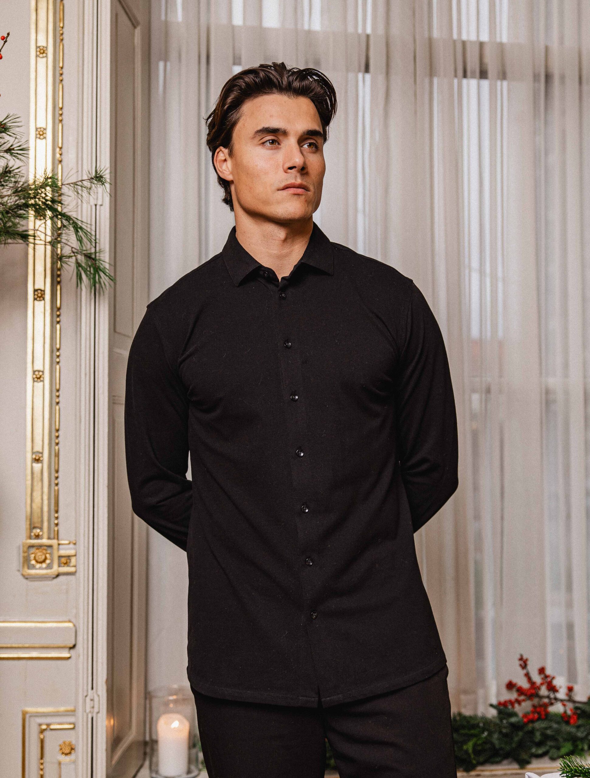 Black Business Shirt 1608 WEAR