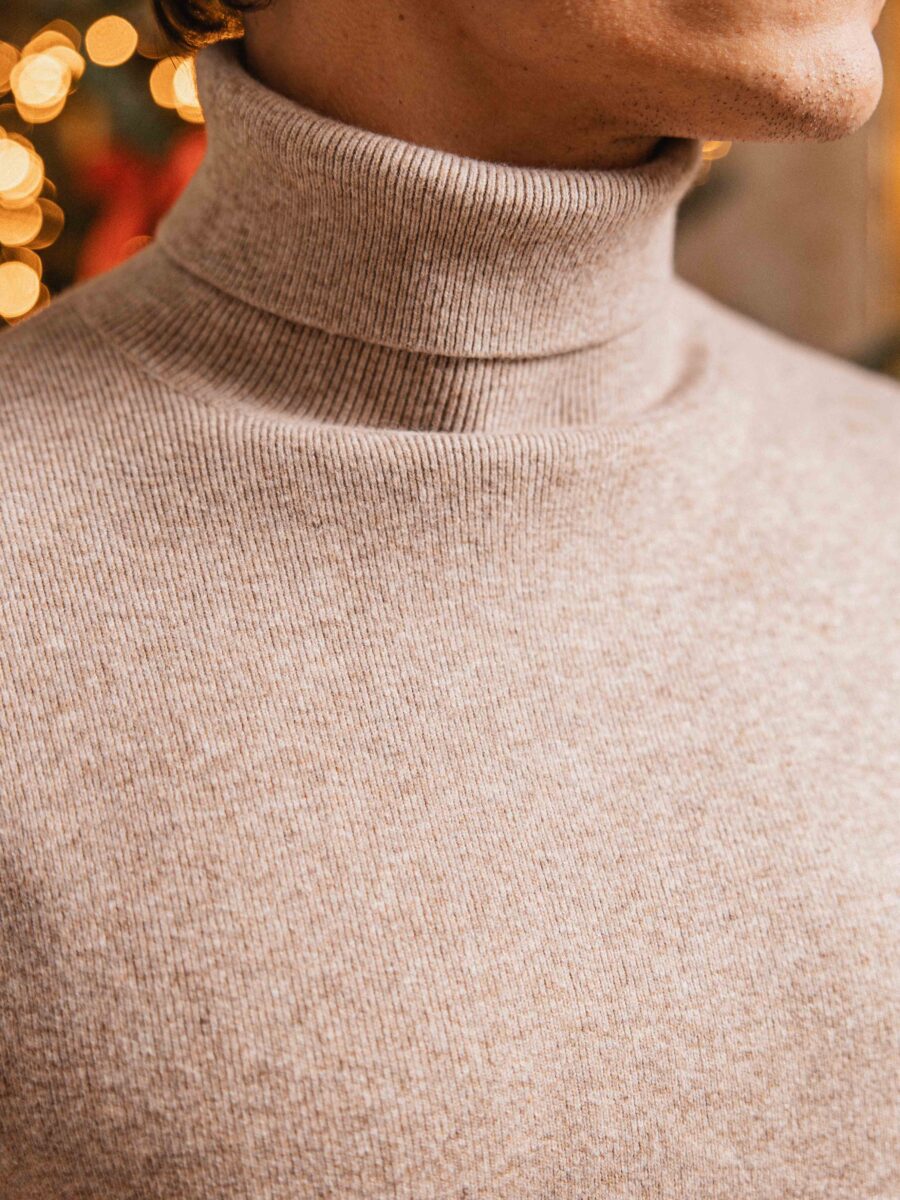 Brown Turtleneck