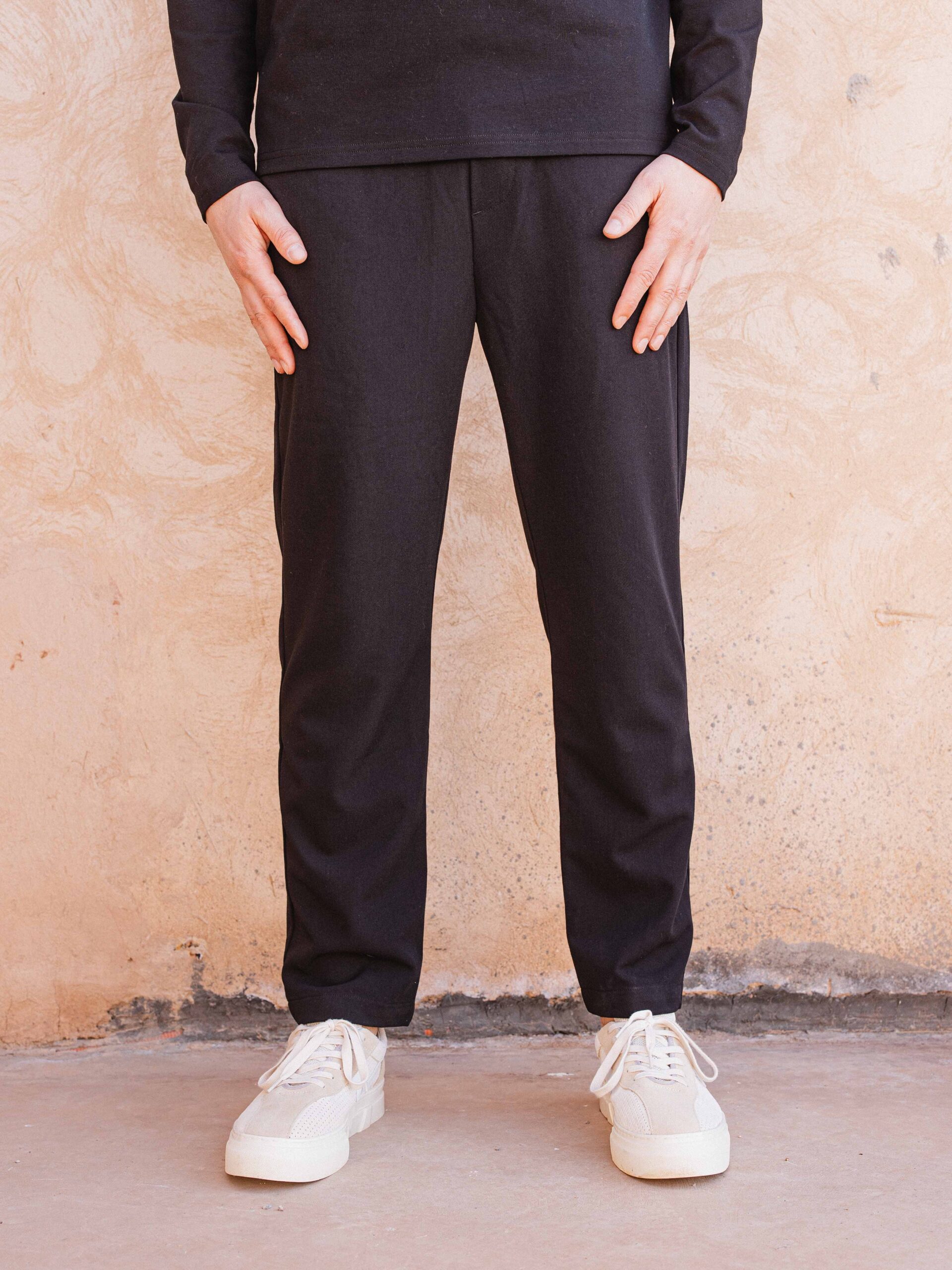 Black Casual Pantalon 1608 WEAR