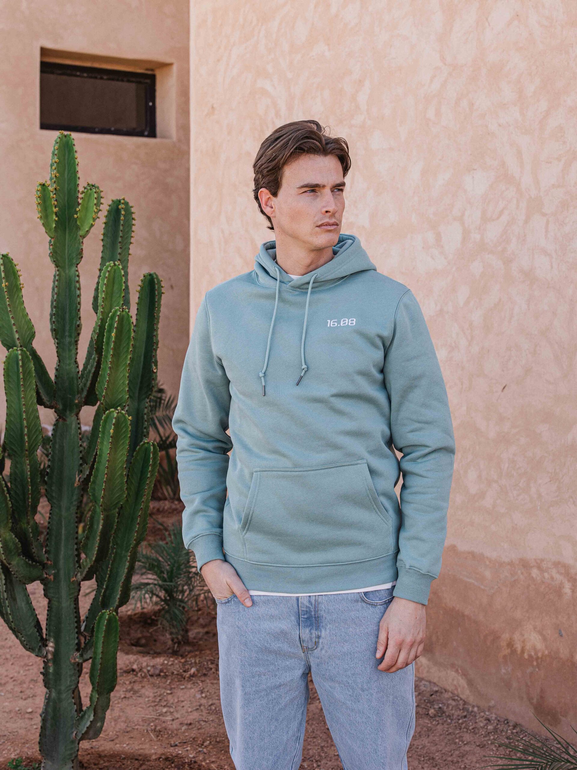 Green Sixteen Hoodie 1608 WEAR