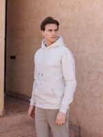 Warm Grey Basic Oversized Hoodie