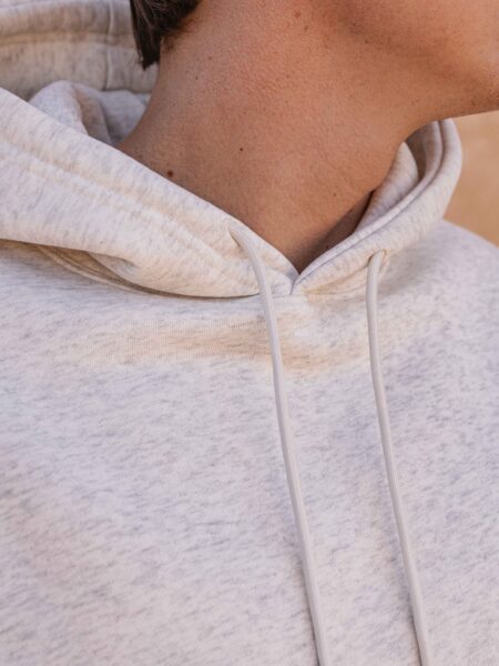 Warm Grey Basic Oversized Hoodie