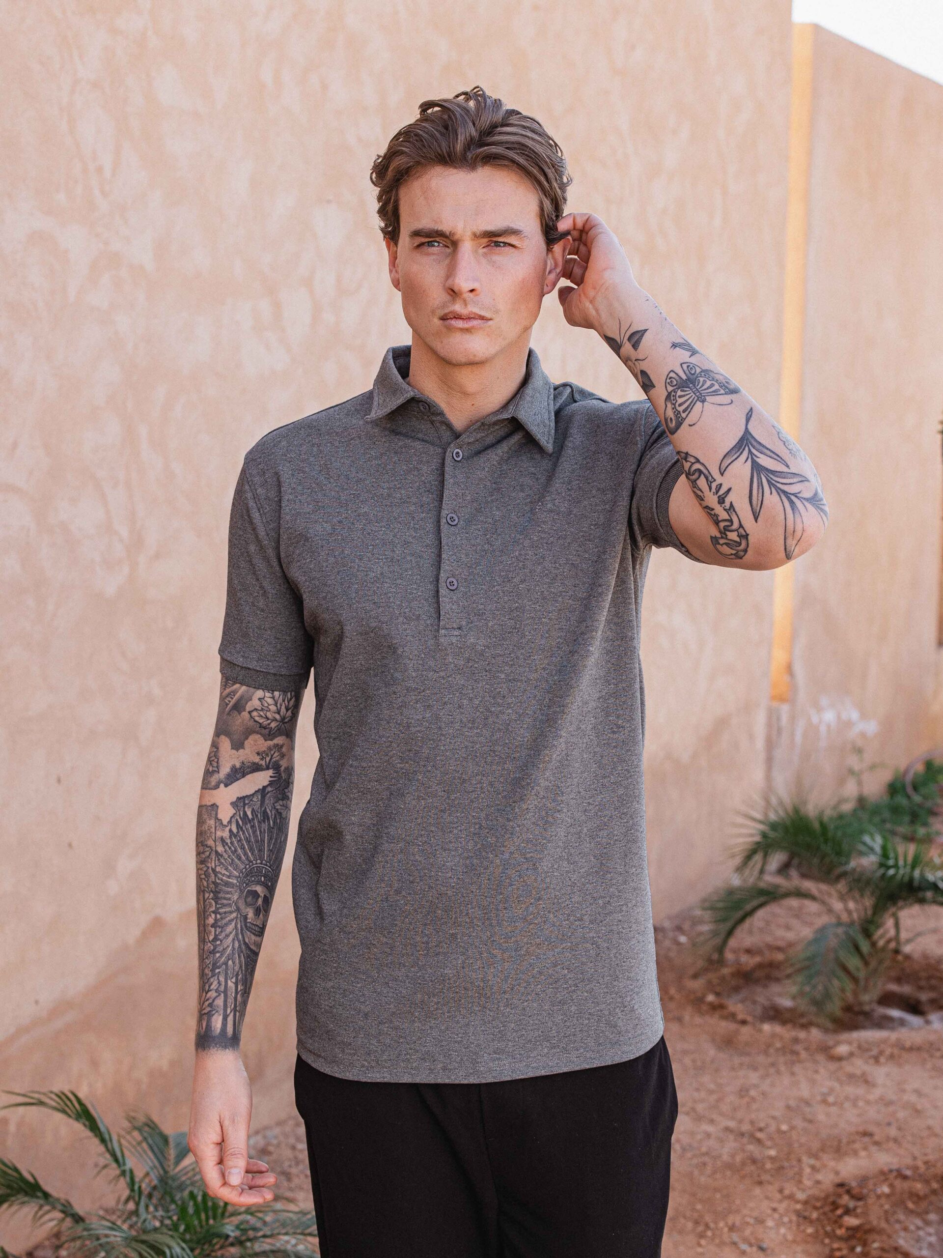 Grey Business Polo 1608 WEAR