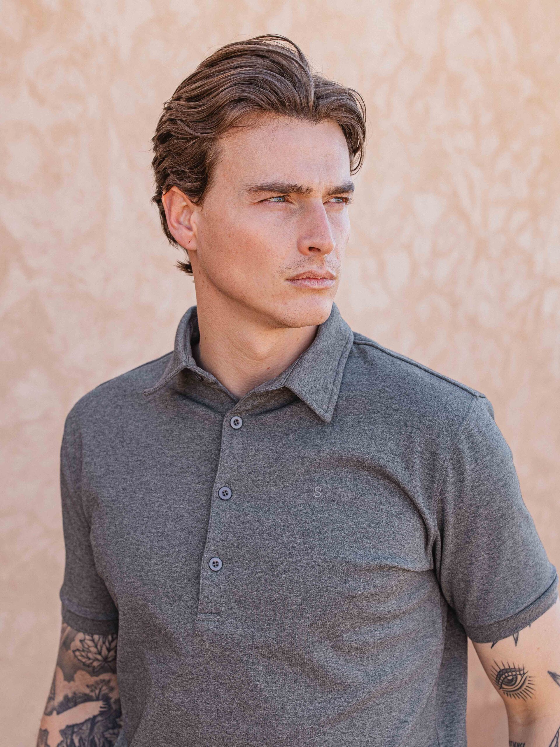 Grey Business Polo 1608 WEAR