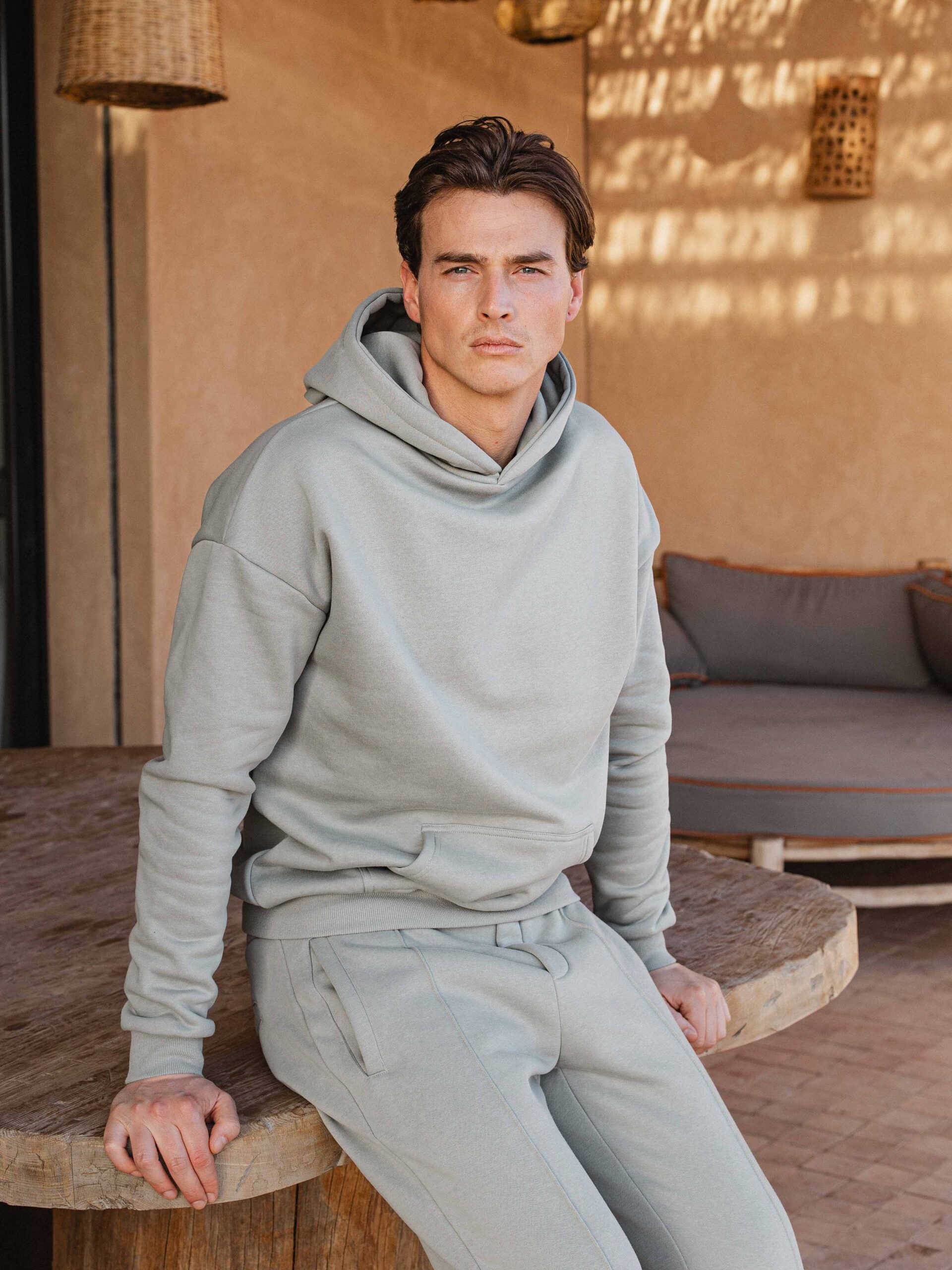 Light Green Oversized Hoodie 1608 WEAR