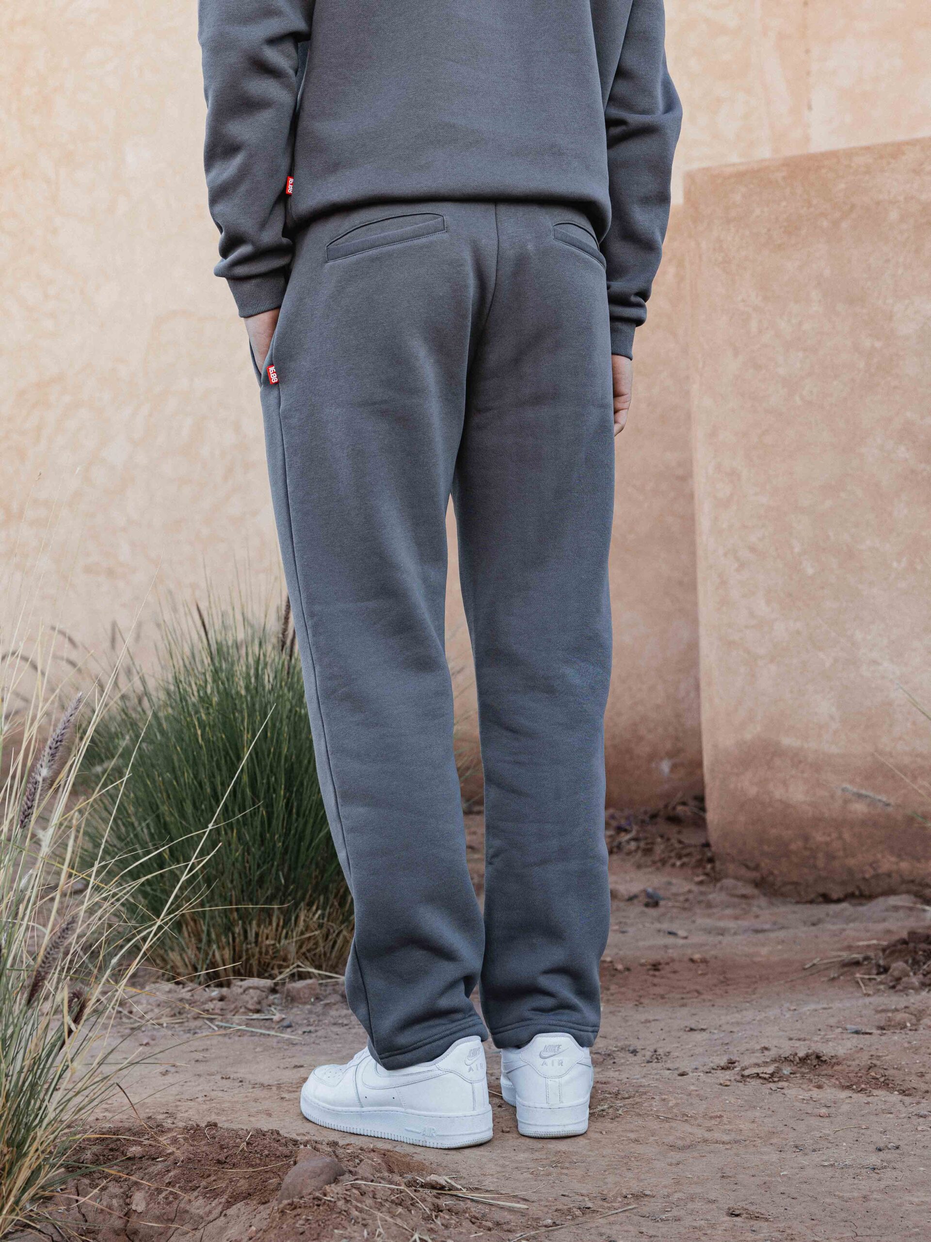 Dark Grey Casual Sweat Pants 1608 WEAR