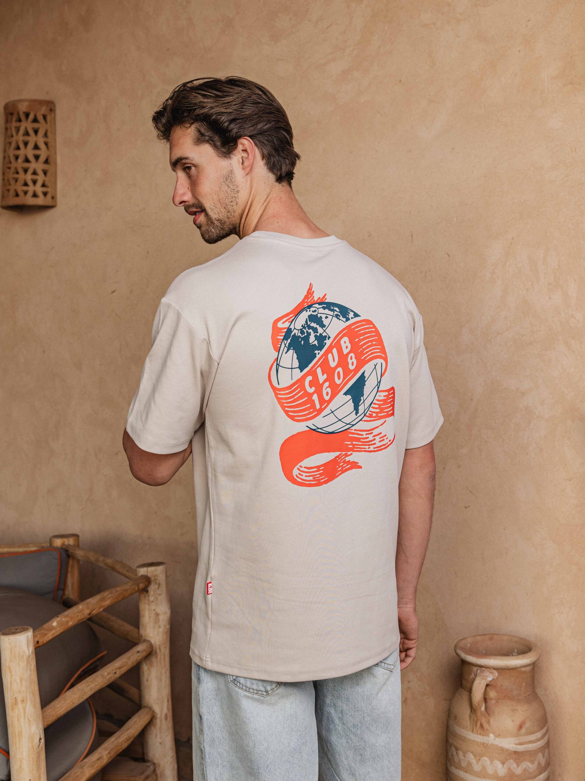 Beige Global T-shirt 1608 WEAR