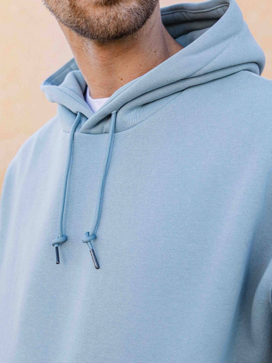 Light Blue Boxy Hoodie