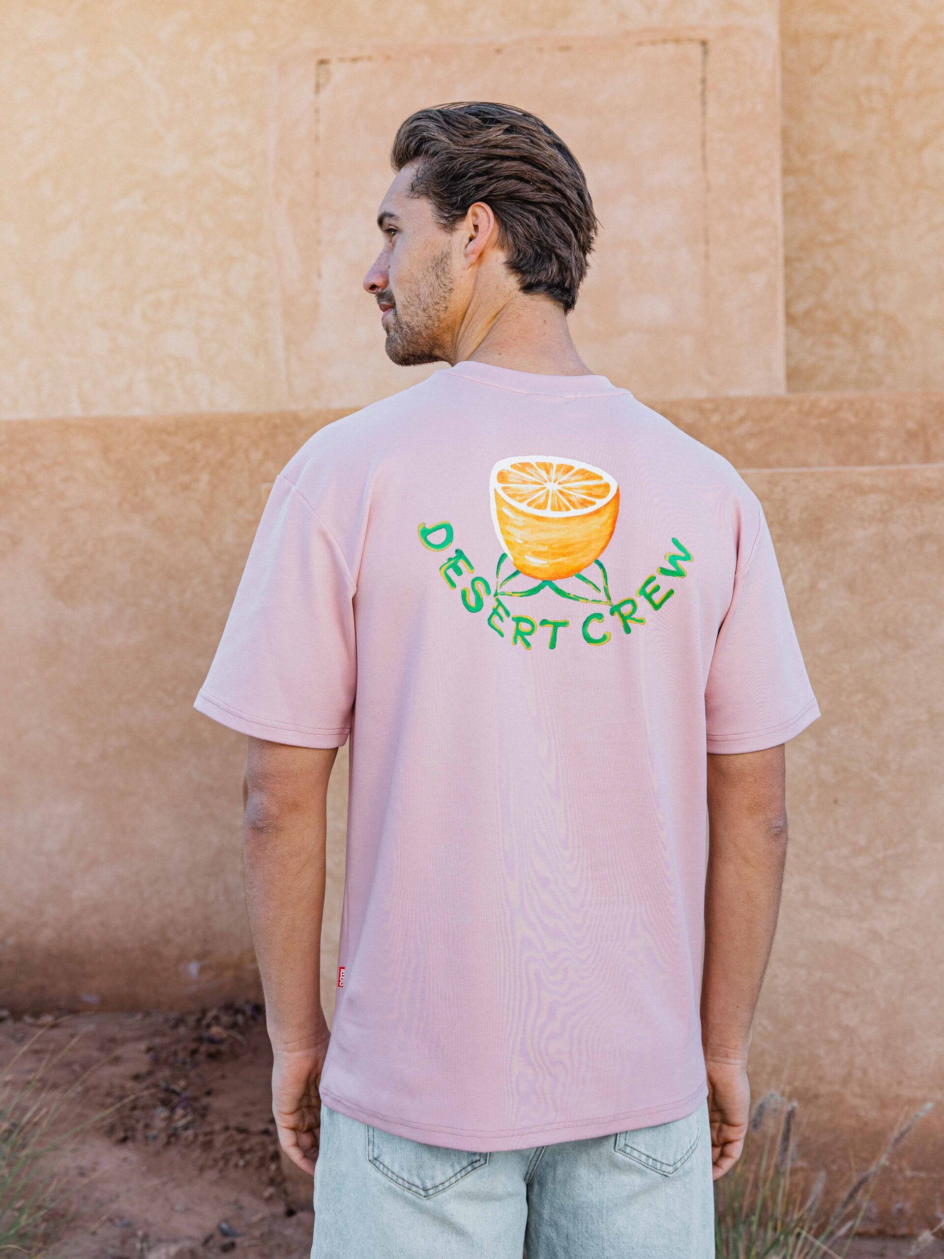 Pink Desert Oversized T-shirt 1608 WEAR