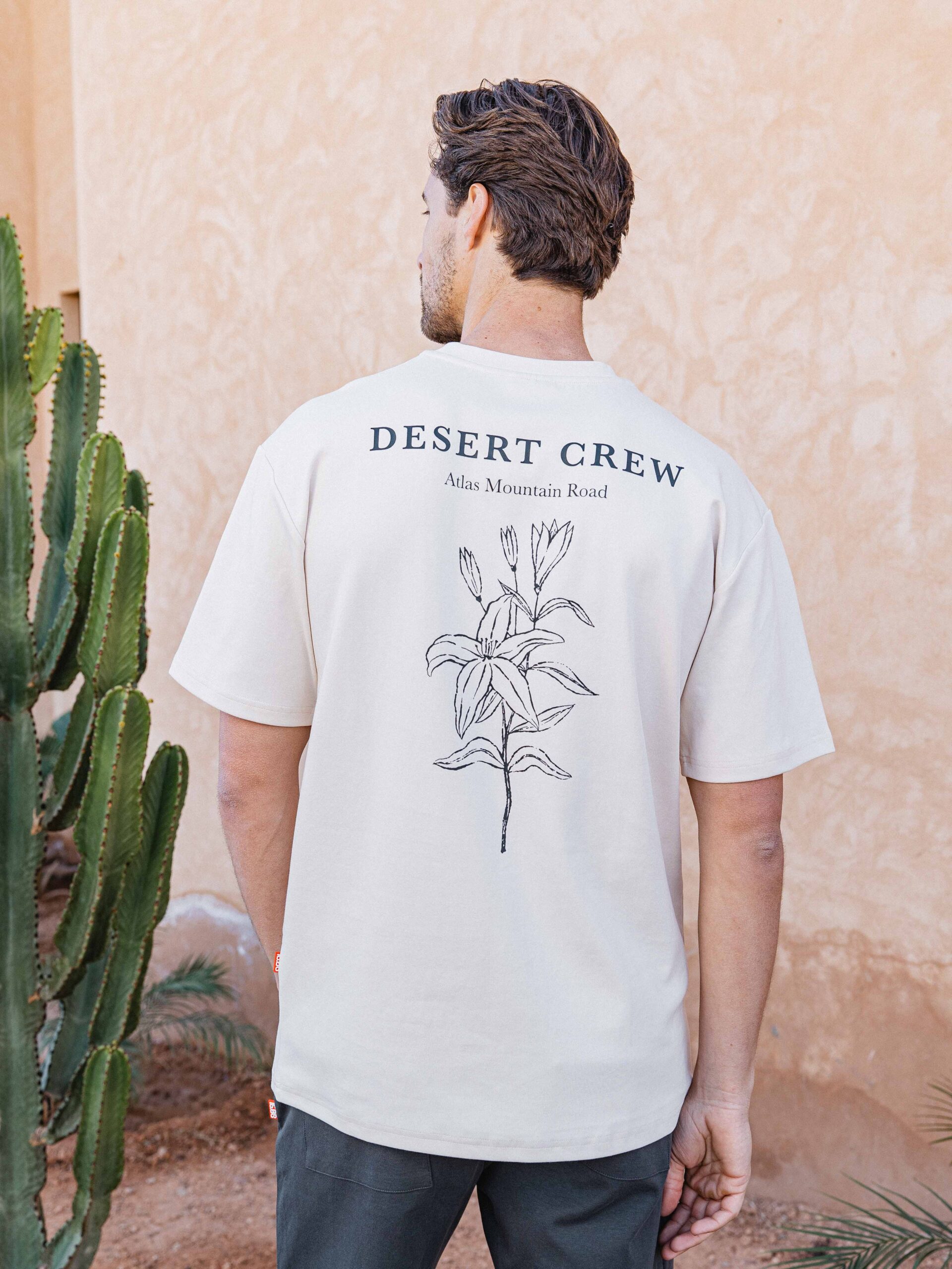 Beige DC Oversized T-shirt 1608 WEAR