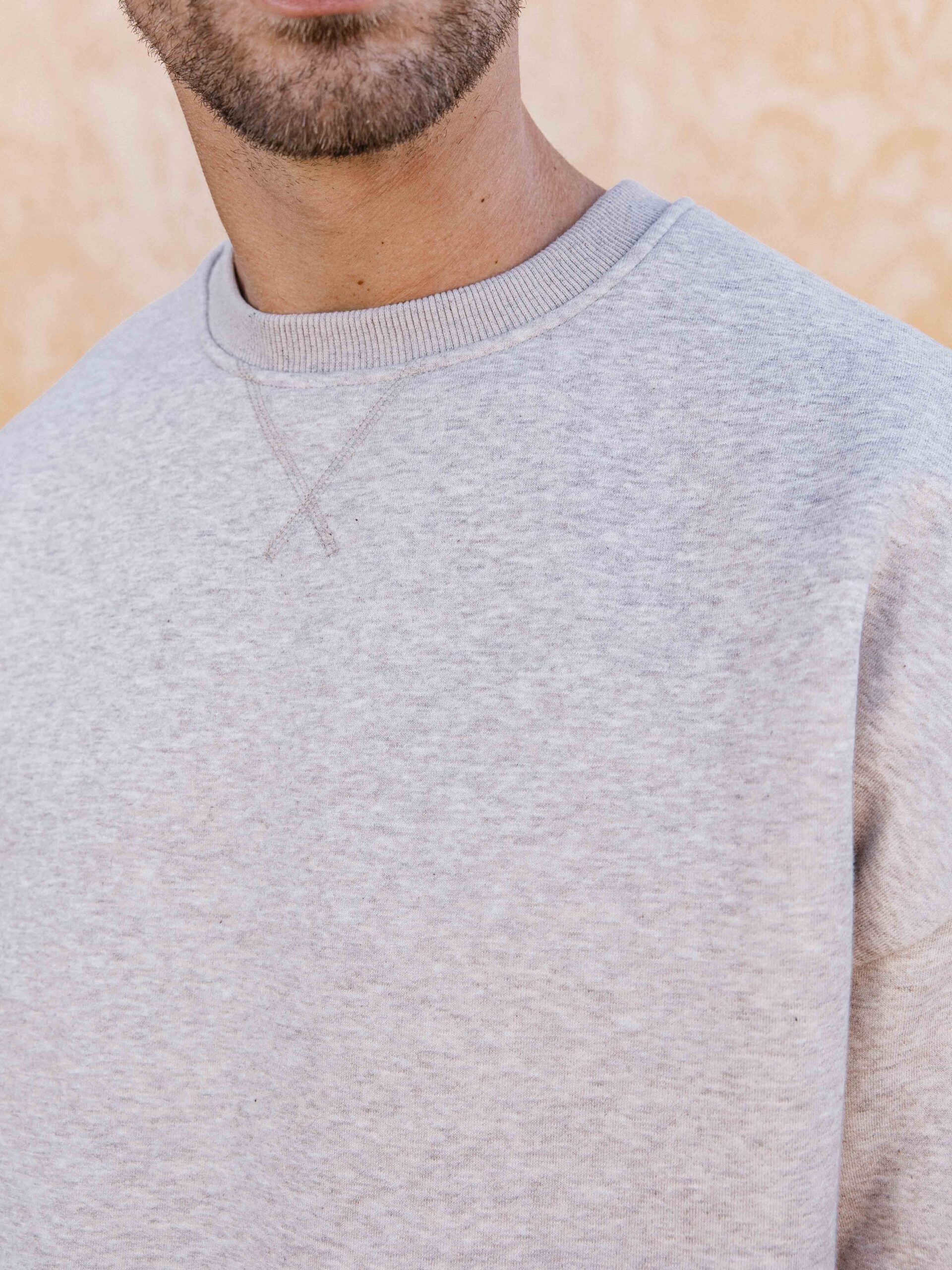 Brown Melange Sweater 1608 WEAR