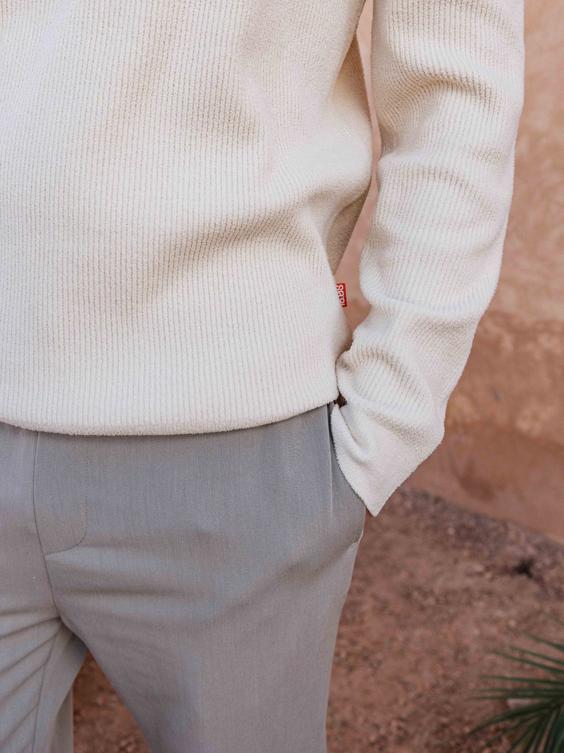 Off White Soft Knit Pullover 1608 WEAR