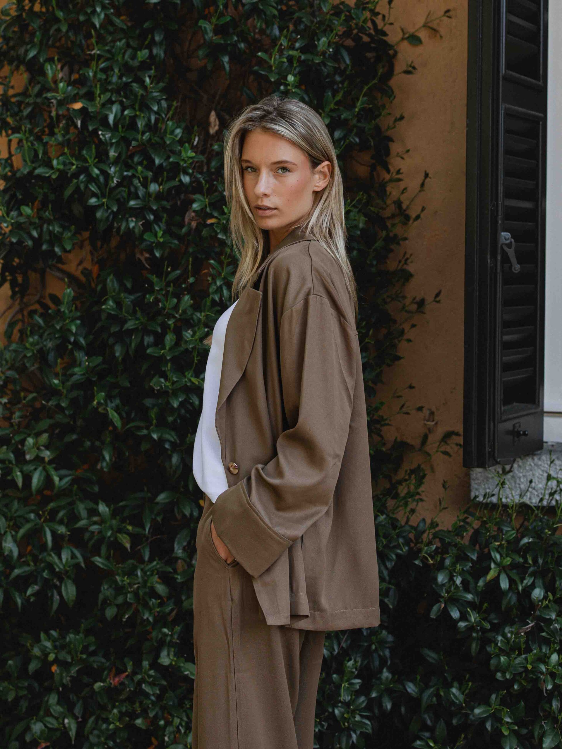 Brown Femme Blazer 1608 WEAR