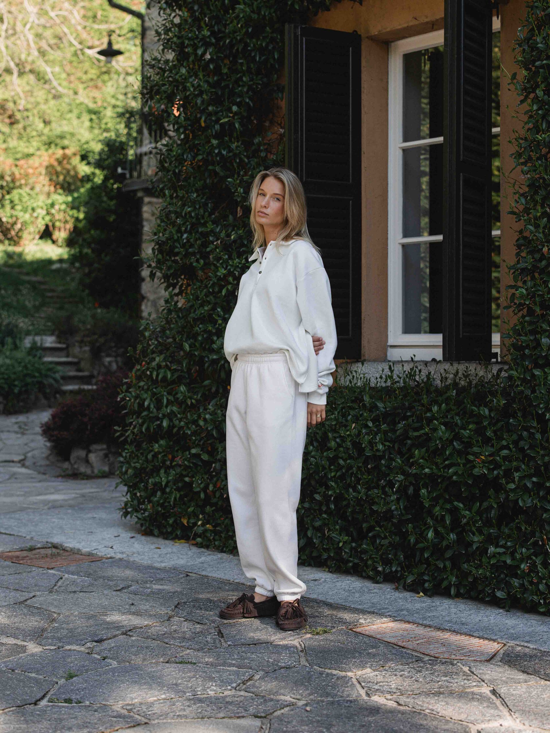 White Jogging Pants 1608 WEAR