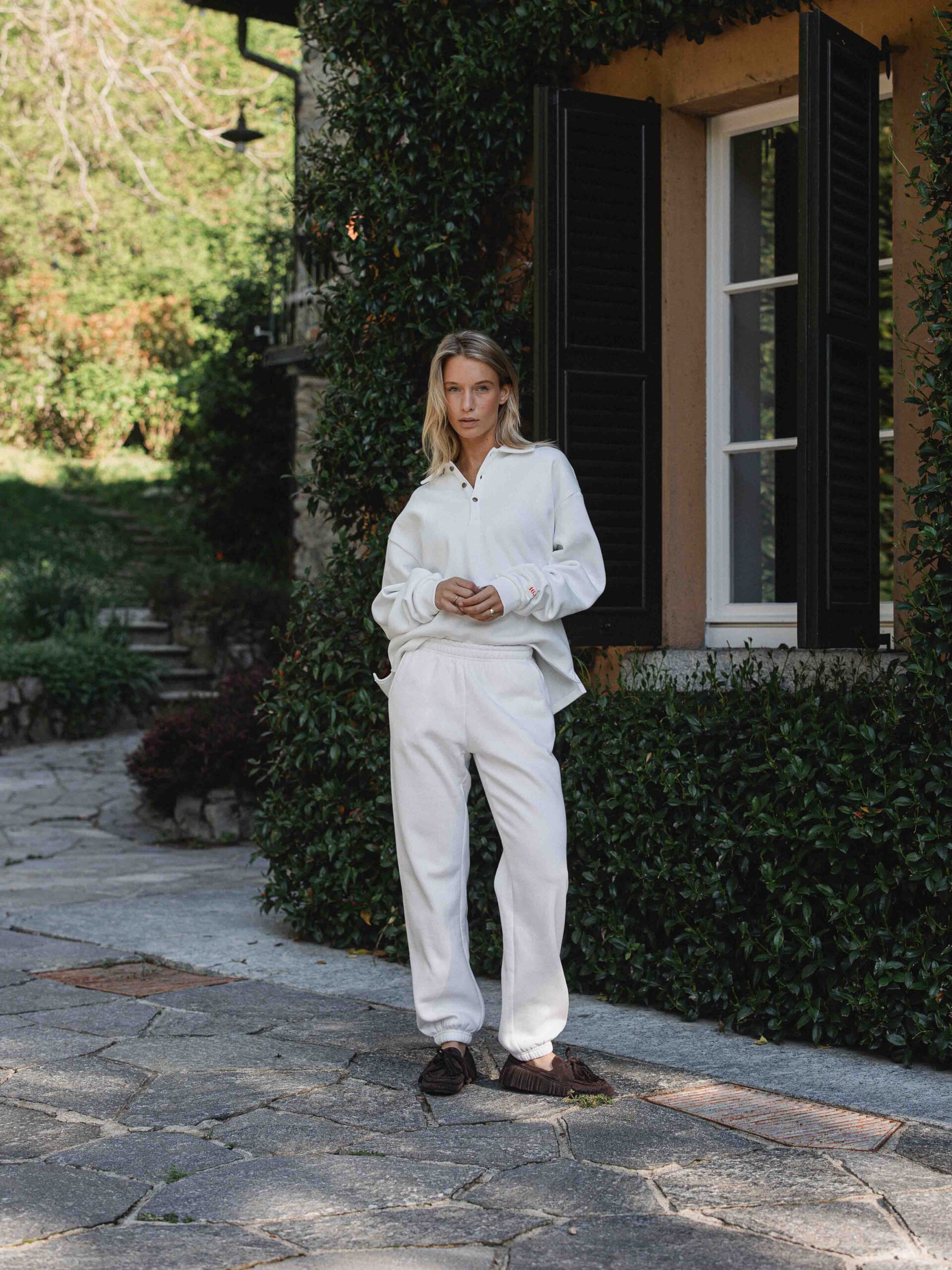White Jogging Pants 1608 WEAR