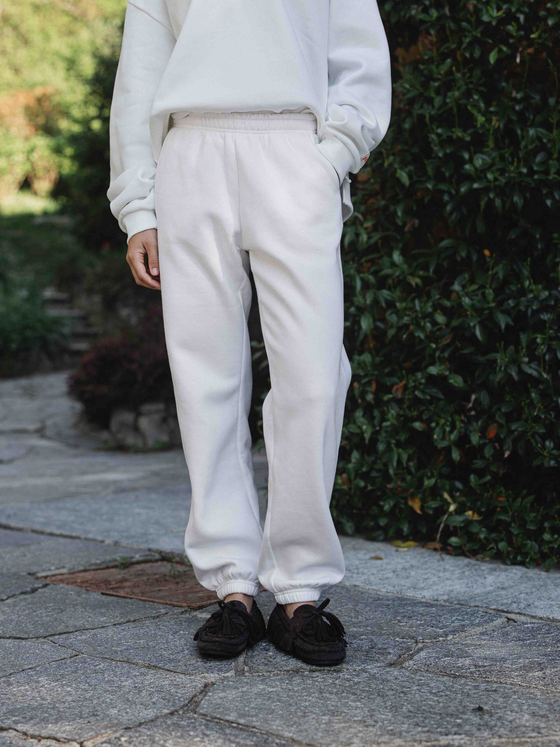 White Jogging Pants 1608 WEAR