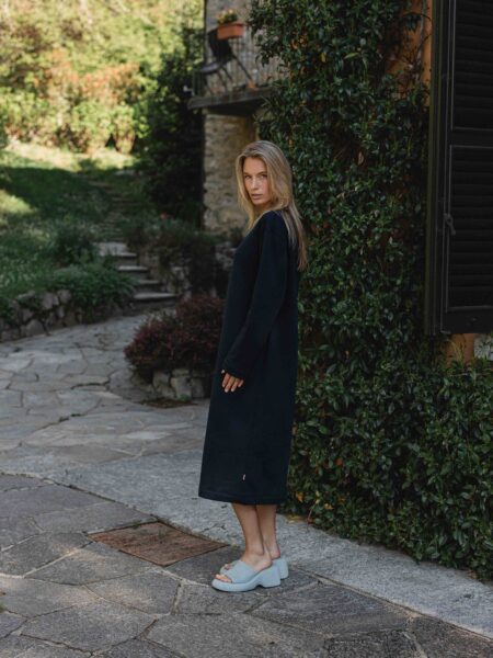 Navy Sweat Dress