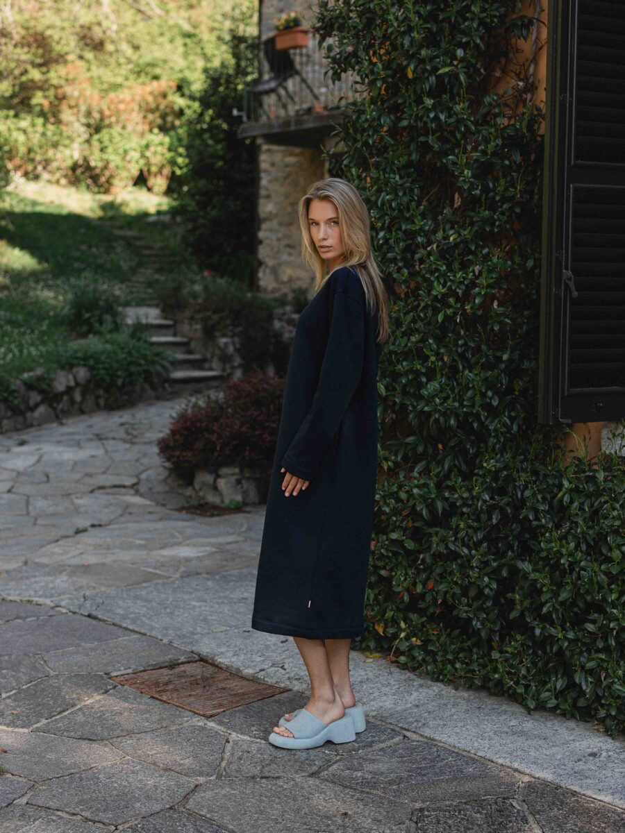 Navy Sweat Dress