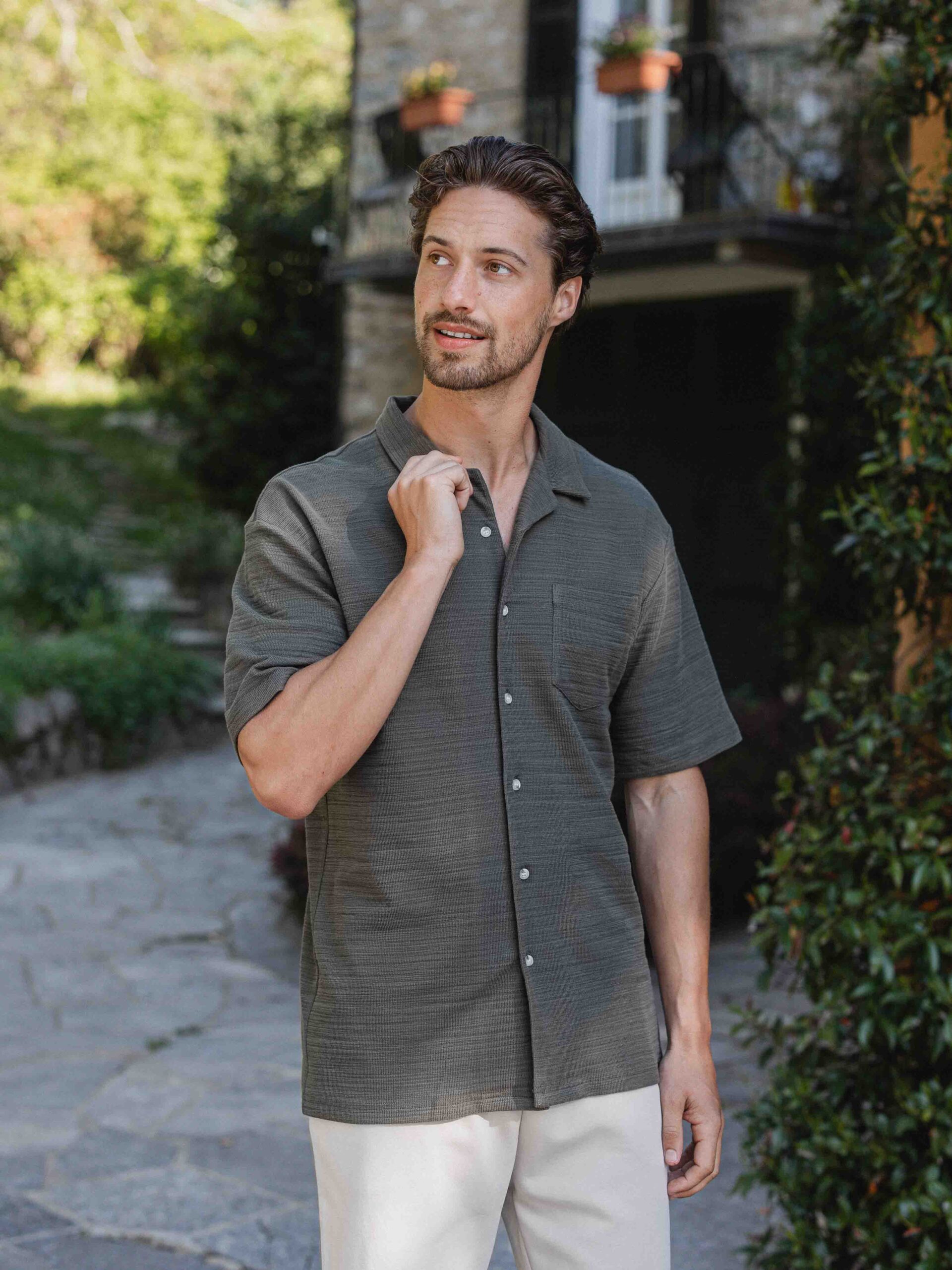 Army Knit Polo Shirt 1608 WEAR