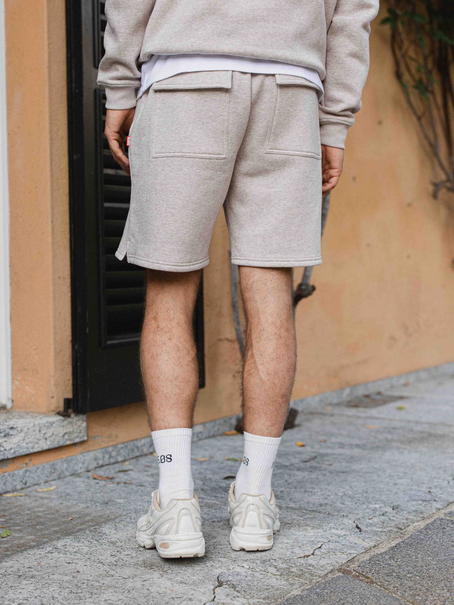 Brown Melange Oversized Short 1608 WEAR