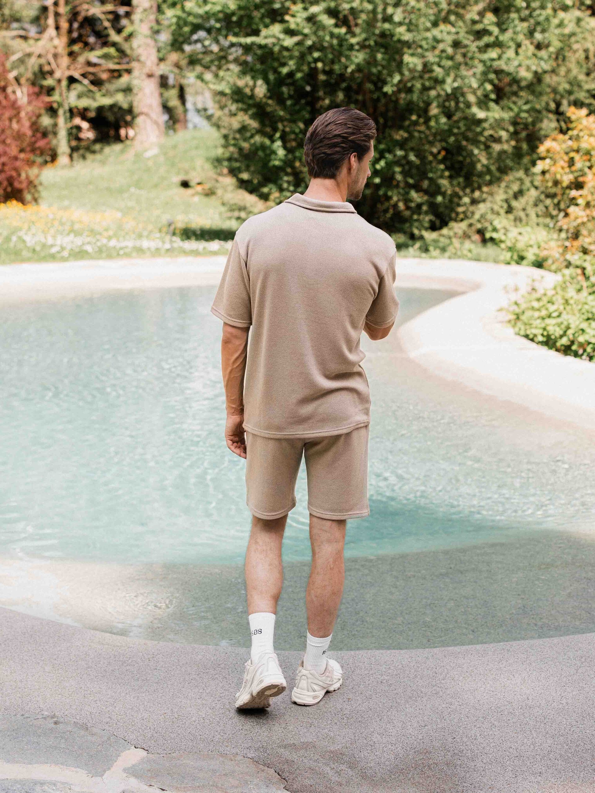 Sand Knitted Polo 1608 WEAR