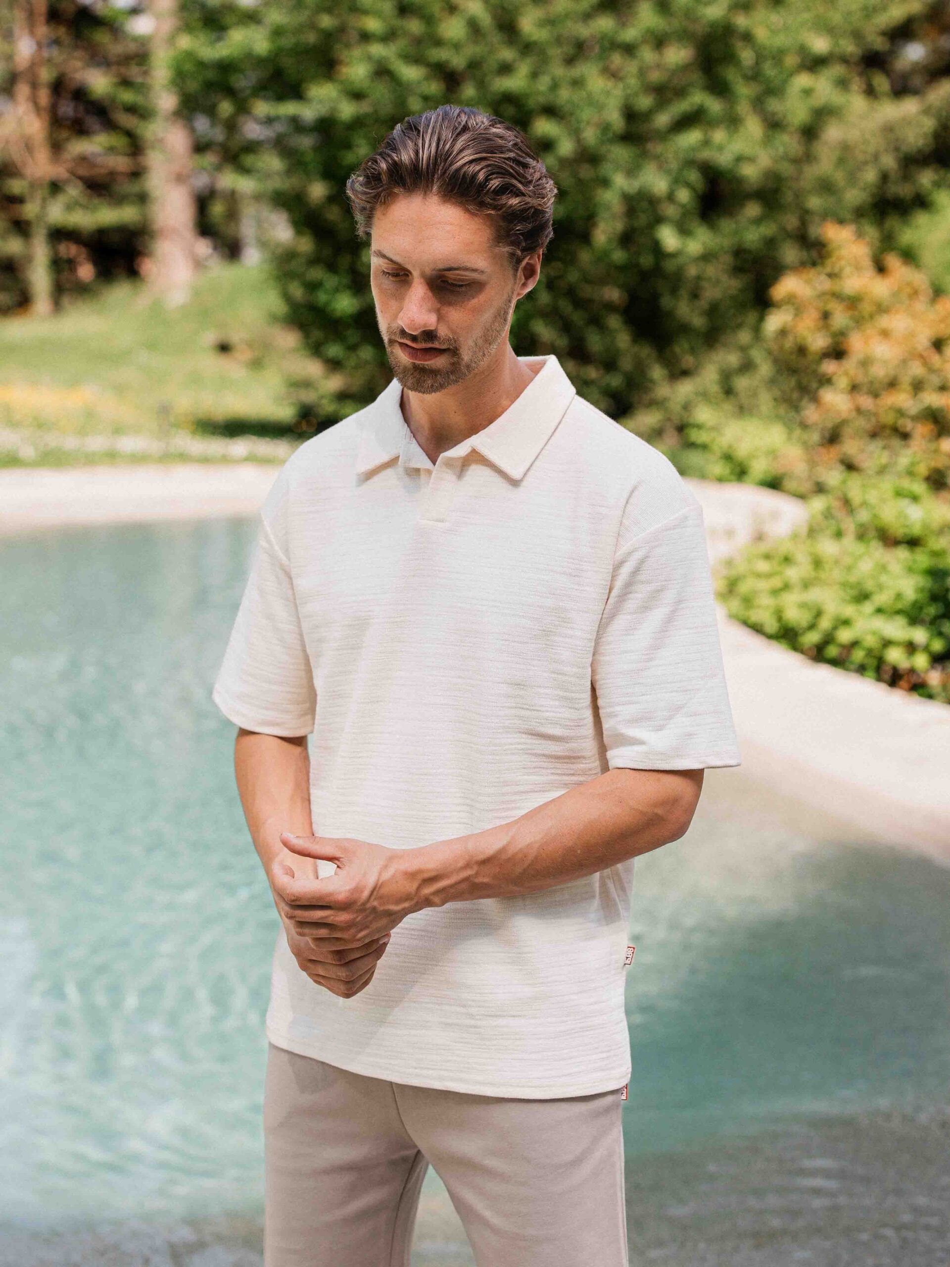 V Collar Oversized Polo 1608 WEAR
