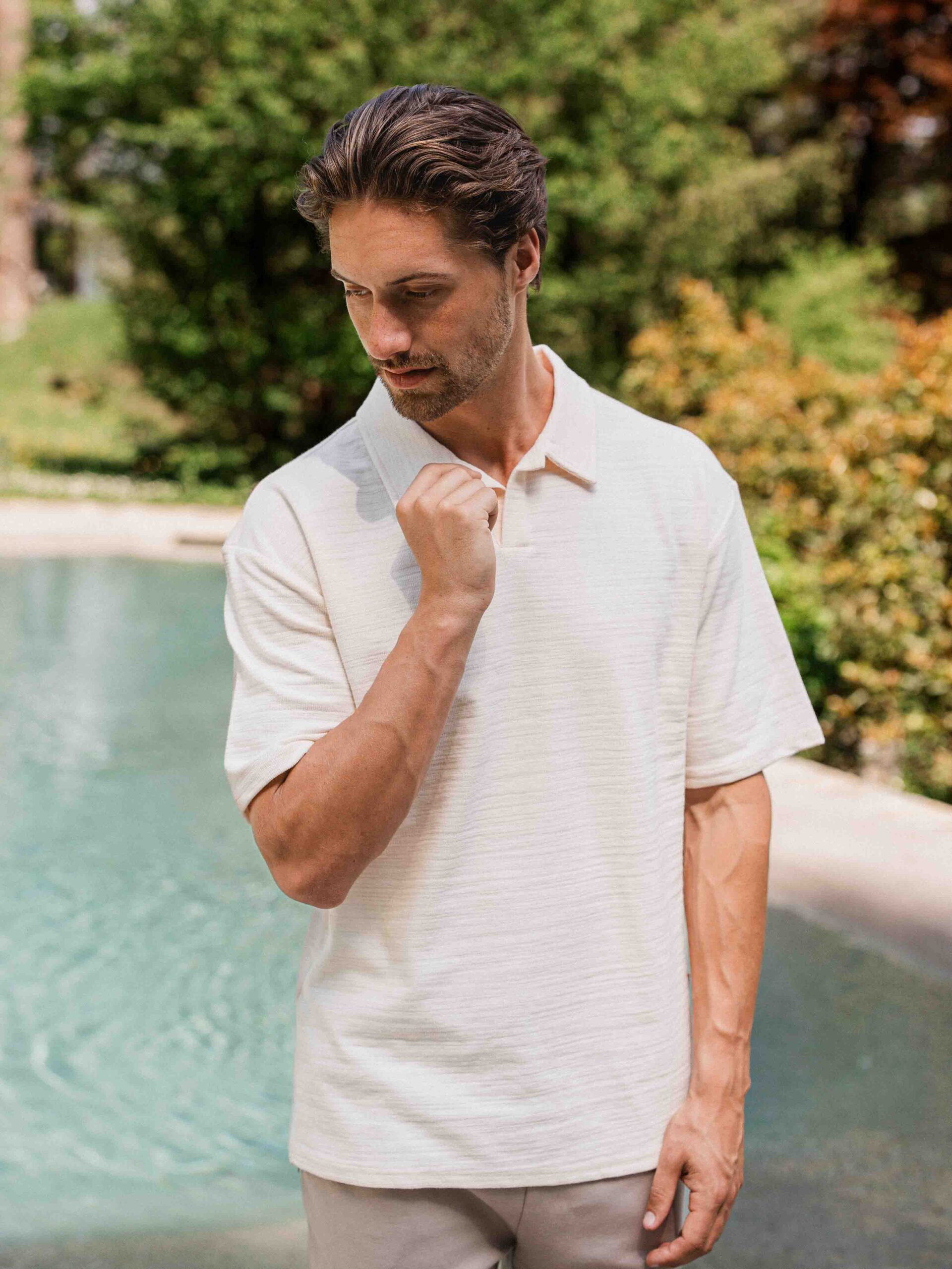 V Collar Oversized Polo 1608 WEAR
