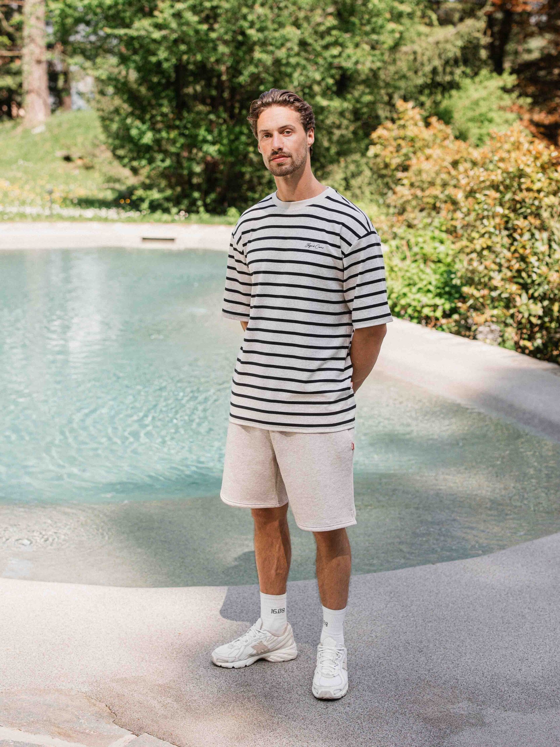 Stripe Oversized T-shirt 1608 WEAR