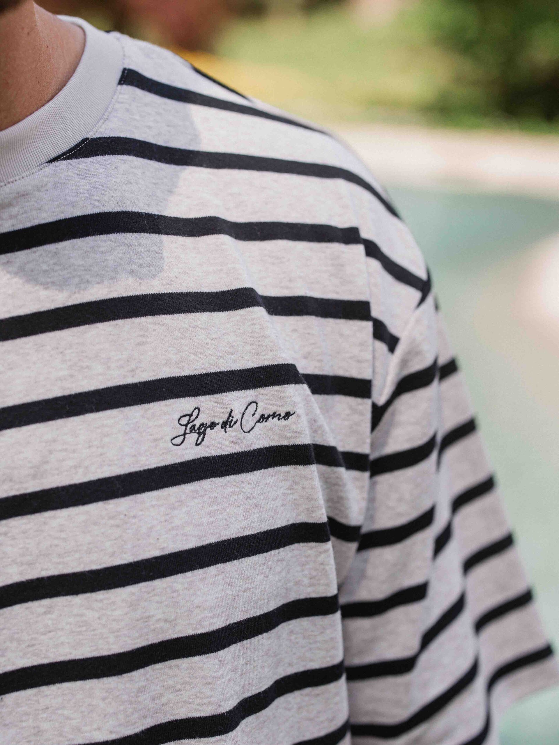 Stripe Oversized T-shirt 1608 WEAR