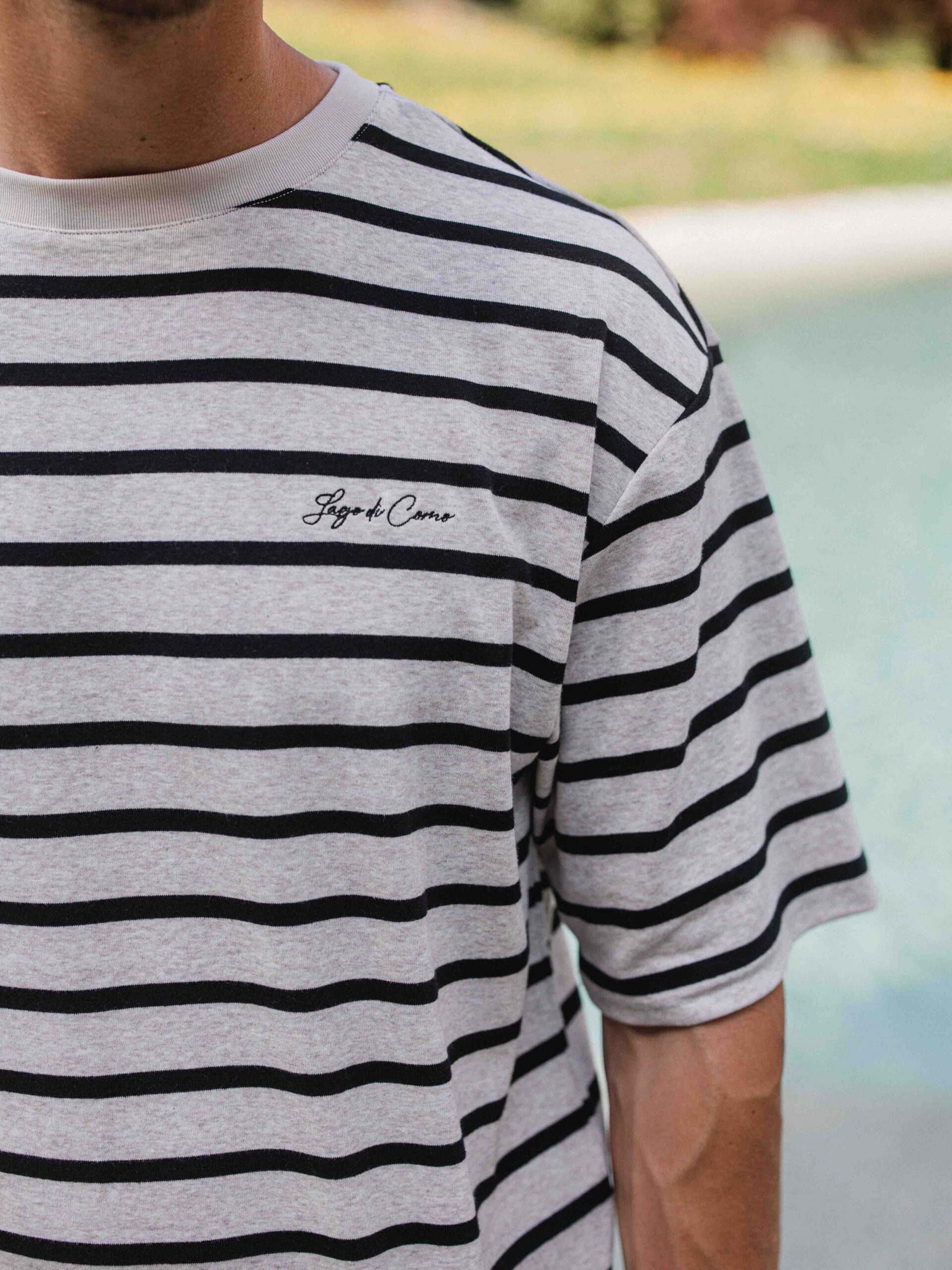 Stripe Oversized T-shirt 1608 WEAR