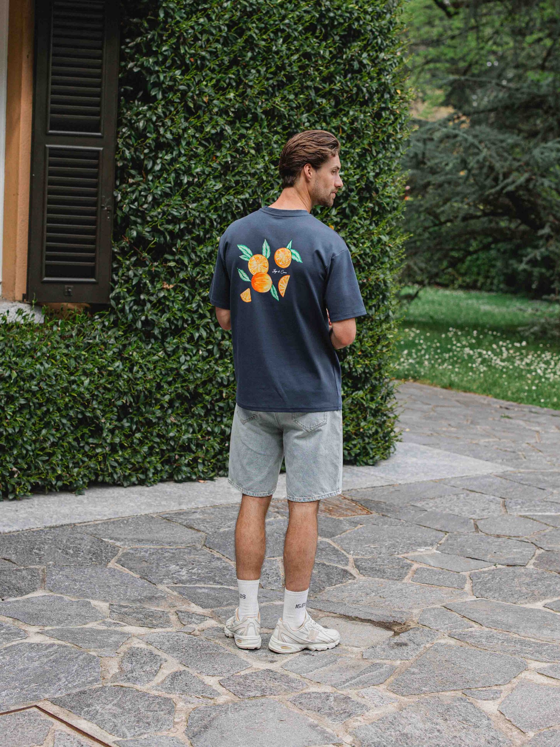 Navy Arancia Oversized T-shirt 1608 WEAR