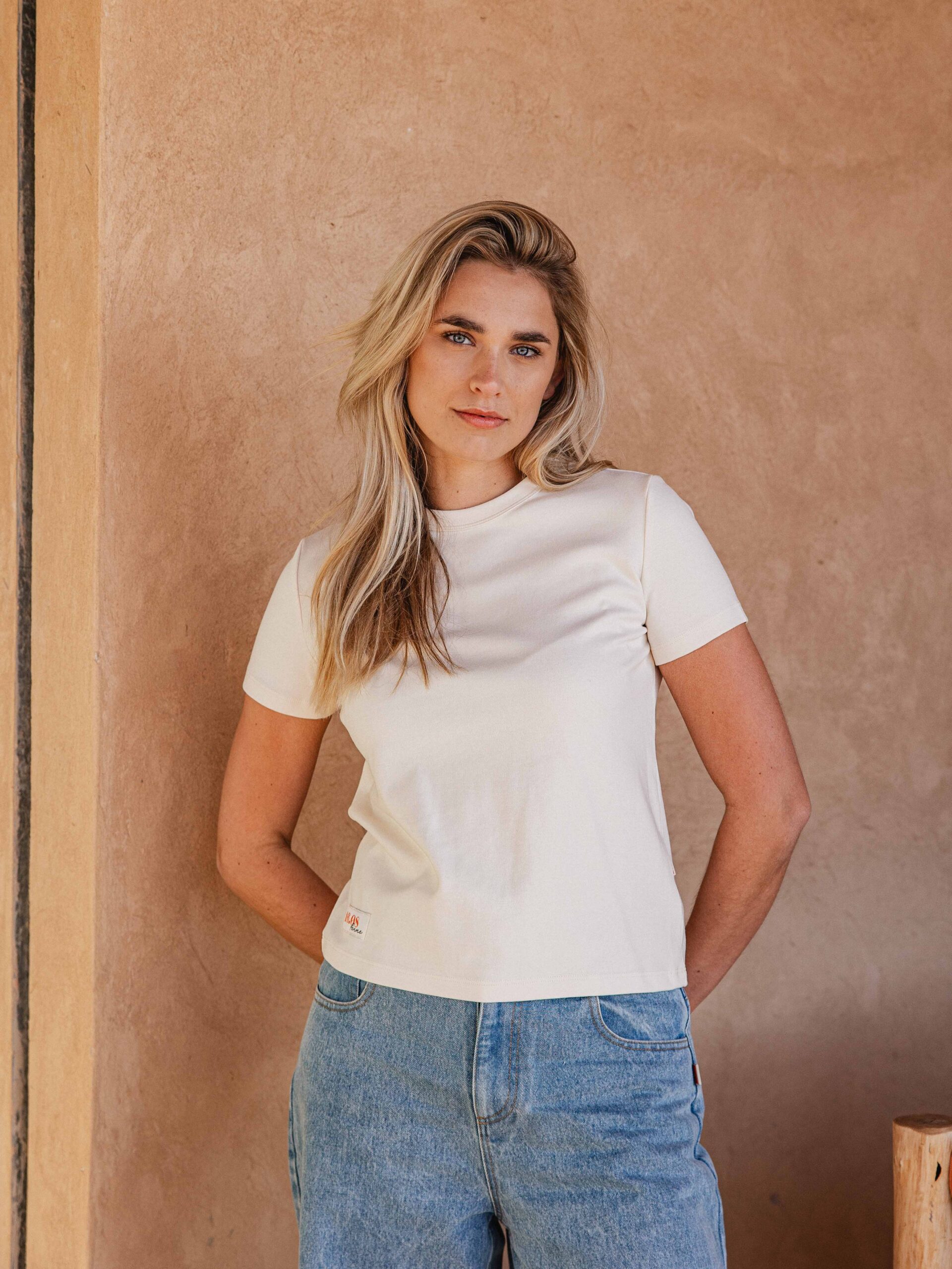 Creme Basic Femme T-shirt 1608 WEAR