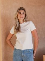 Creme Basic Femme T-shirt