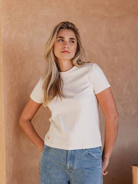 Creme Basic Femme T-shirt